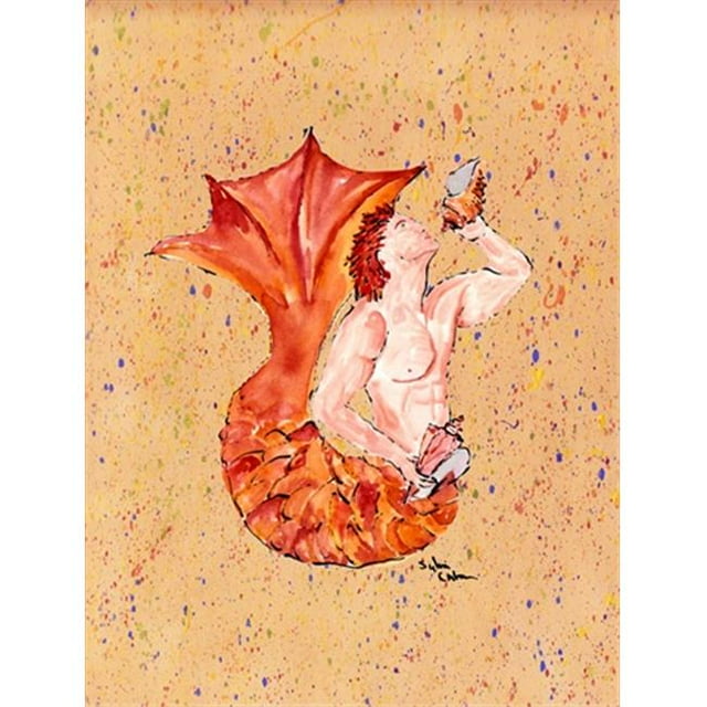 11 x 15 Po. Drapeau Merman Taille Jardin