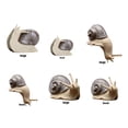 thumbnail image 3 of Moyic Decoraciones de animales de cerámica para el hogar arte de cerámica DIY pecera jardín animales estatuilla ornamento paisajismo Prop Decoración del hogar tipo 3 L Moyic HA077380-03, 3 of 6