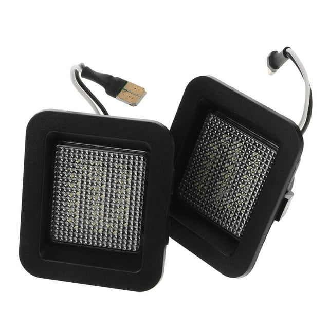 WASHWEPE 2Ud Alta Luminosidad Luz De Para Pickup Color Negro Compatible Automóviles