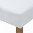thumbnail image 4 of Benjara Feni Dining Parsons Chair Set of 2, Tufted Rolled, Off White Linen, 4 of 5
