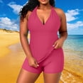 thumbnail image 2 of Swim Top for Women Plus Size with Built-In Bralette, Adjustable Strappy Halter and High-Waisted Swim Bottoms, Two-Piece Swimsuit Set for Beach and Pool, 2 of 8
