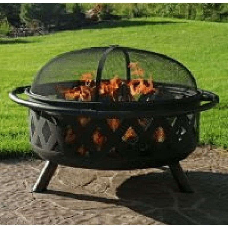 Endless Summer WAD1010SP Black Finish Wood Burning Outdoor Fire Pit Endless Summer WAD1010SP Black Finish Wood Burning Outdoor Fire Pit