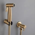 thumbnail image 5 of Bathroom Toilet Bidet Tap Kit Brushed Gold Wall Mounted Bidet Sprayer Shower with Shut-Off Valve, 5 of 5