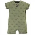 thumbnail image 2 of Touched by Nature Baby Boy Organic Cotton Rompers 3pk, Bold Dinosaurs, 9-12 Months, 2 of 4