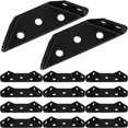thumbnail image 1 of BESTYASH 20Ud Soportes Para Esquinas De Gabinete En Inoxidable Negro Fácil Instalación, 1 of 6
