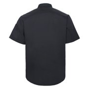 TopTie Unisex Short Sleeve Chef Coat Jacket, Black