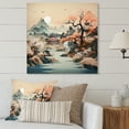 thumbnail image 2 of Designart "Silk Road China Art painting II" Chinese Metal Wall Decor, 2 of 5