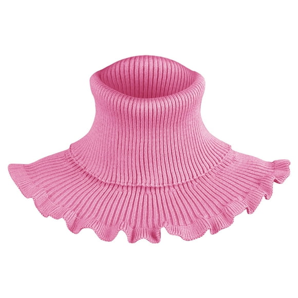 FADAACAI Scarf for Women Winter Collar-Warm Ladies Turtleneck Artificial Turtleneck-Turtleneck-Detachable Knit Scarf Blanket Scarf Scarves for Women Lightweight Clearance!