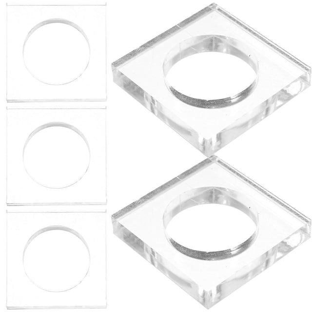 Here's a refined and engaging product description for your **Clear Acrylic Napkin Rings**:\n\n \n\n**5pcs Clear Acrylic Napkin Rings – Elegant, Sturdy