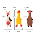 thumbnail image 5 of Bullpaw Vinyl Dog Toy with Squeaker Cartoon Animal Shapes Pet-safe Chew Toy Dog Plaything for Loneliness Relief Dental Health, 5 of 8