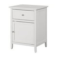 thumbnail image 2 of Glory Furniture Izzy 1 Drawer 1 Door Nightstand in White, 2 of 7