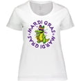 thumbnail image 3 of Inktastic Mardi Gras Party Alligator Women's Plus Size T-Shirt, 3 of 5