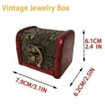 thumbnail image 6 of Yakimoto Vintage Wooden Jewelry Storage Box and Keepsake Chest, 2 Piece Set, 6 of 9