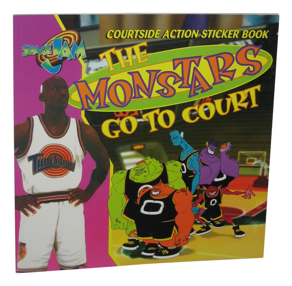 fløjl Due retort Space Jam Michael Jordan Movie The Monstars Go To Court Sticker Book -  Walmart.com
