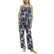 Roudelain 2-Pc. Smocked Swing Cami & Pants Pajamas Set Rain Forest MUS