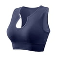 thumbnail image 3 of Brasier Mujer Ropa Interior Femenina para Fitness, Running, Yoga, Chaleco A Prueba de Golpes, Escote En U Profundo, sin Aros de Acero, Sujetador Cómodo Fruncido Grande, 3 of 3