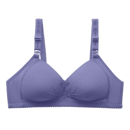 Bigersell Wireless Bra for Everyday Women Plus Size Camouflage Print Front Deduction BreathNo Underwire Underwear Bras Female Synthetic Comfort Bra Tall Sport Bra  Style 389  Blue 4XL