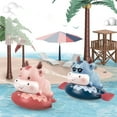 thumbnail image 3 of Baby Bath Toy Cute Pull String Animal Water Play Toy Bathtime Toy for Toddlers, 3 of 10