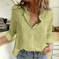 thumbnail image 2 of Vedolay Womens Fall Clothes Tunic Shirts Women Casual Blouses for Leggings Green,XL, 2 of 2