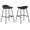 Gray, variant on Dafney Contemporary Bar Stool (Set of 2)in Distressed Charcoal Gray Faux Leather