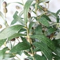 thumbnail image 3 of 28" Artificial Olive Branches Fake Fruits Leaves Green Plants for Office Crafts Room Decoration,Pack of 3, 3 of 5