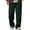 Army Green., variant on Men's Fall Winter Loose Corduroy Pants,Solid Color Wide Wale Full Length Drawstring Elastic Waist Functional Side Pockets Thick Soft Fabric
