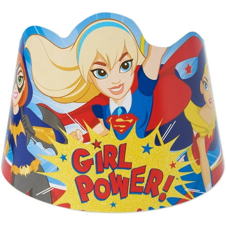 DC Super Hero Girls Party Tiaras, 8ct