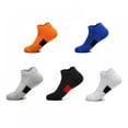 thumbnail image 2 of 6 Pack Men's Running Ankle Socks with Cushion, Low Cut Athletic Tab Socks, 2 of 8