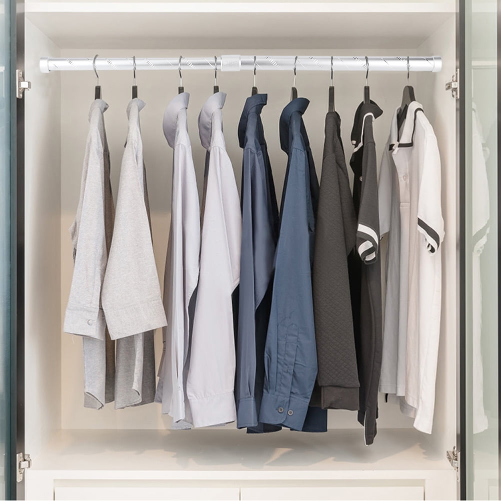 Sonew Clothes Telescopic Rod,Extendable Telescopic Shower Curtain Rail