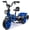 Blue-2, variant on Electric Tricycle for Toddlers 2-5 Year Old, Kids Electric Bike Outdoor Ride on Toys, Trike with LED Light, Adjustable Seat, Large Rear Basket, Birthday Gift for Kids - Pink
