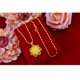 thumbnail image 4 of Sonducket Collar de mujer, cadenas colgantes de flores, decoración de cuello de latón de clavícula a la moda, adornos de cumpleaños, joyería para Ropa, zapatos y accesorios Miscelánea Sonducket AP013917-01B, 4 of 6