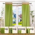 thumbnail image 2 of Heavy Duty Adjustable Curtain Rods for Windows, 1-Inch Diameter Curtain Rod, 32-150 Inches (Nickel), 2 of 7