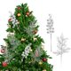 thumbnail image 1 of Adornos navideños, adornos para árboles de Navidad, regalos de Navidad, decoración para árboles de Navidad, accesorios de bricolaje, ramo, recortes de plástico, 1 of 6