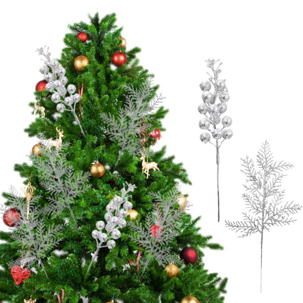 Adornos navideños, adornos para árboles de Navidad, regalos de Navidad, decoración para árboles de Navidad, accesorios de bricolaje, ramo, recortes de plástico