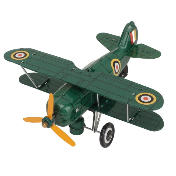 Avión De Cuerda, Juguete De Avión Vintage De Hojalata Mecánica Decorativo Para árbol De Navidad Para Niños