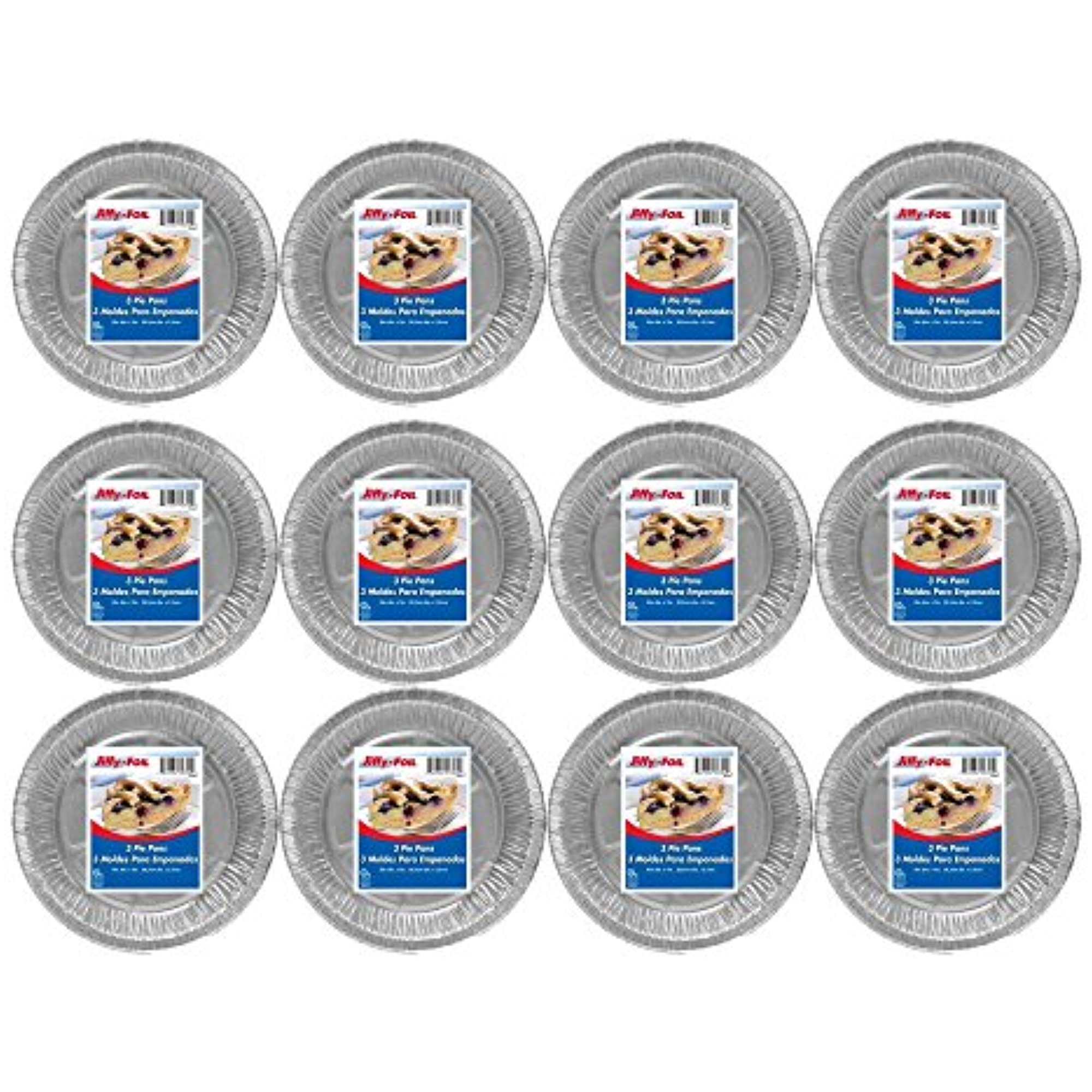 Set of 36 Jiffy Foil Disposable Aluminum 8" Pie Pans (36)