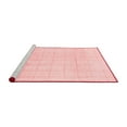thumbnail image 2 of Ahgly Company Machine Washable Indoor Round Solid Red Modern Area Rugs, 4' Round, 2 of 4