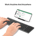 thumbnail image 3 of Tri-Foldable Bluetooth 5.1 Keyboard Mini Keyboard Keyboard Portable Tablet Keyboard Mute Keyboard For Laptop Windows Android IOS, 3 of 8
