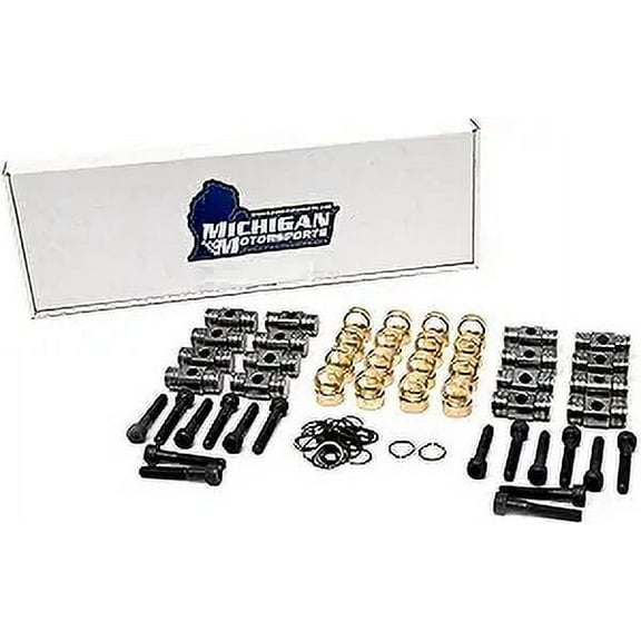 Michigan Motorsports LS Rocker Arms Bronze Bushing Trunion Kit With Bolts and Install Washers 4.8 5.3 5.7 6.0 LSX LQ9 LS2 LS3