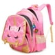 thumbnail image 4 of Mochila escolar Moonmo Cute Unicorn Face Pink para niñas, 4 of 7