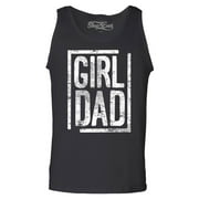 Shop4Ever Men's Girl Dad Graphic Tank Top Small Black