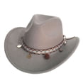 thumbnail image 4 of Western Frontier Style Cowboy Hat for Everyday Wear and Classic Rancher Sun Outdoor Adventure Riding Country Fashion Accessory, 4 of 4