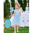 thumbnail image 2 of Oudiya Toddler Tutu Dress Little Girls Tulle Dresses Ruffle Tiered Swing Twirly Summer Sundress for Kids 2-6, 2 of 7
