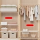 thumbnail image 4 of Estante Divisorio Ajustable para Armario Blanco Plástico Metal 14.96-25.59in Rack de Almacenamiento Extensible para Gabinetes Organización por Capas, 4 of 7