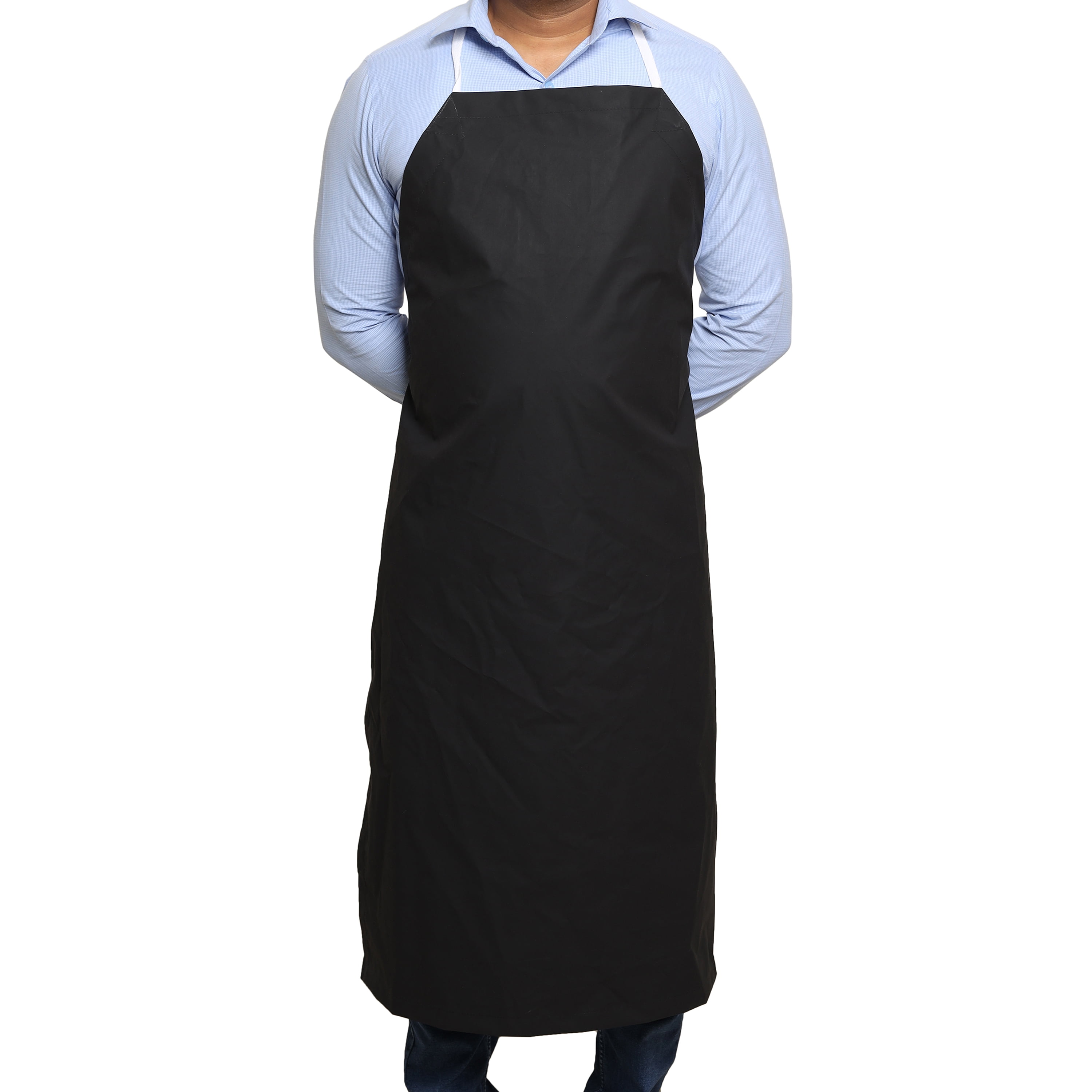 Rubberized Apron, Large (27"W x 42"L) Black Eisco Labs