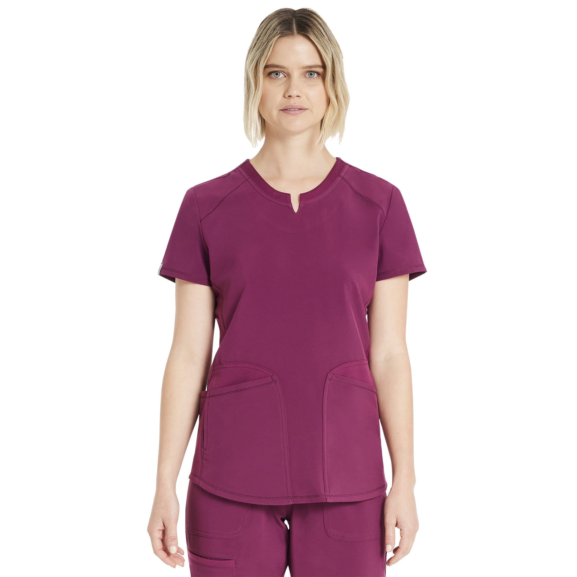 Scrubstar Women's Antimicrobial Premium Performance Notch Neck Top, Sizes XS-3XL