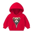 thumbnail image 1 of Sudadera con capucha para bebé, niño y niña, sudadera informal con estampado para bebé, regalo para niña, blusa, 1 of 5