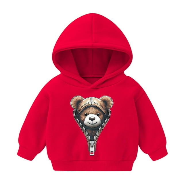 Sudadera con capucha para bebé, niño y niña, sudadera informal con estampado para bebé, regalo para niña, blusa