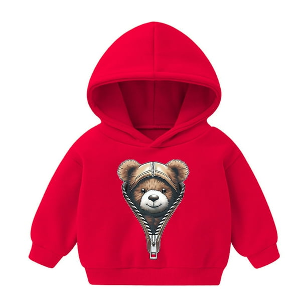 Sudadera con capucha para bebé, niño y niña, sudadera informal con estampado para bebé, regalo para niña, blusa