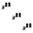 thumbnail image 3 of Justharion Fashionable Wall Mount Shelf Rack Stand For Stylish Home Decor Heavy-duty Wall Shelf Speaker Stand black 3Set, 3 of 6